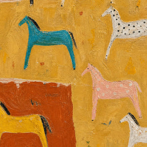 JOYFUL HORSE: Colorful Horse Pattern Painting