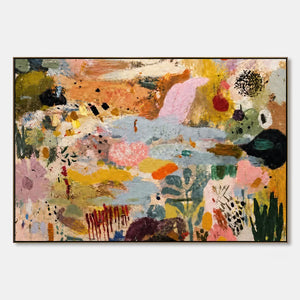 Chromatic Garden Drift hand-painted artwork