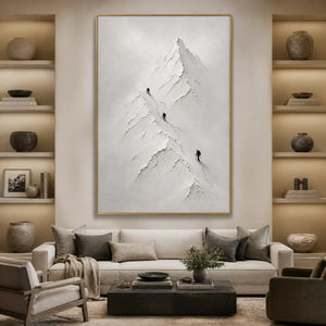 SILENT ALPINE RELIEF displayed in a refined living room
