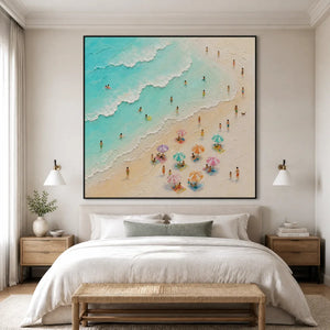SUMMER SHORE MOSAIC displayed in a refined bedroom
