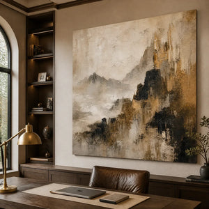 MISTBOUND SUMMIT displayed in a refined office