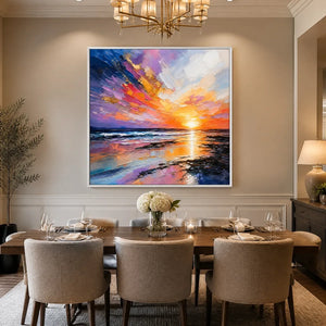 PRISM SUNSET displayed in a refined dining room