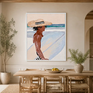 SEASIDE REVERIE displayed in a refined dining room