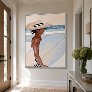 SEASIDE REVERIE displayed in a refined entry hall