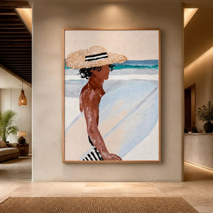 SEASIDE REVERIE displayed in a refined hotel