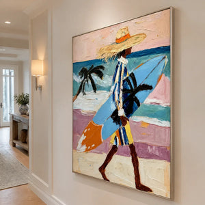 SUNLIT PASSAGE displayed in a refined entry hall