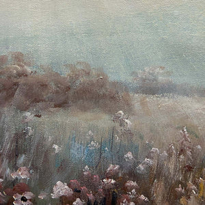 MEADOW VALLEY PANORAMIC: Landscape Painting, Panoramic Wall Art