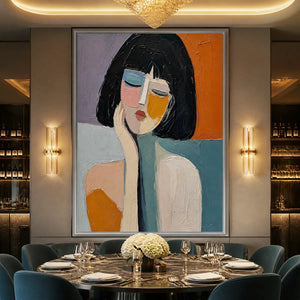 MODERN MUSE: Modern Female Portrait Painting