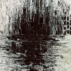 MONOCHROME METAMORPHOSIS: Wabi Sabi Textured Abstract Triptych