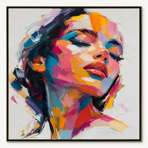 NEON MUSE: Colorful Pop Art Female Portrait