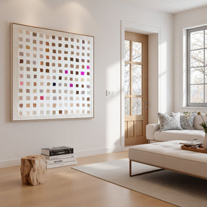 NUANCE Minimalist Abstract Color Block Oil Painting