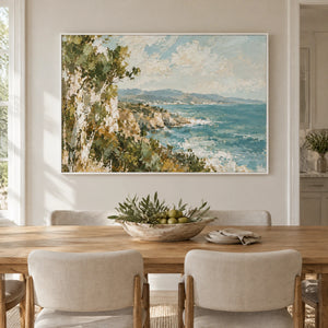 COASTAL CANOPY — Dining room, white frame