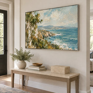 COASTAL CANOPY — Hallway, silver frame