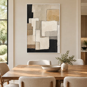 QUIET ASSEMBLY — Dining room, white frame