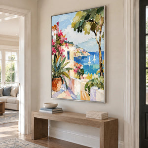 TERRACE BY THE SEA — Hallway, silver frame