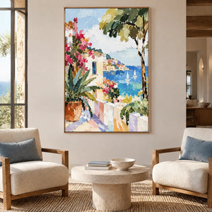 TERRACE BY THE SEA — Hotel, natural wood frame