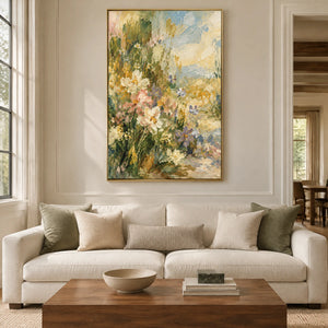 GARDEN PASSAGE — Living room, gold frame