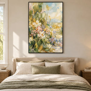 GARDEN PASSAGE — Bedroom, black frame