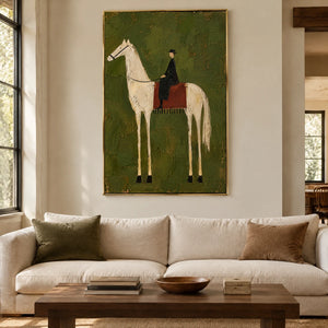 OLIVE RIDER — Living room, gold frame