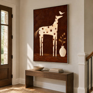 SPOTTED COMPANION — Hallway, silver frame
