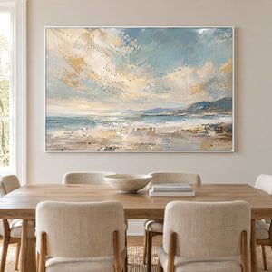 SHORELINE HUSH — Dining room, white frame