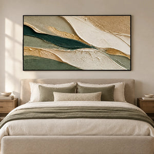 OLIVE DRIFT — Bedroom, black frame
