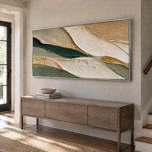 OLIVE DRIFT — Hallway, silver frame