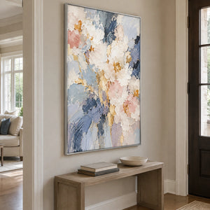 PETAL REVERIE — Hallway, silver frame