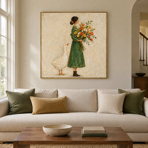 GARDEN ESCORT — Living room, gold frame