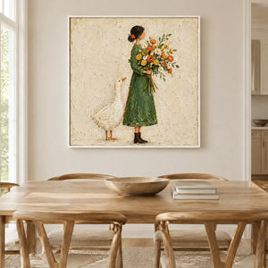 GARDEN ESCORT — Dining room, white frame