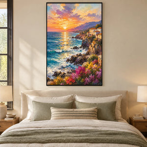 HARBOR EMBER — Bedroom, black frame