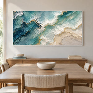 OCEAN LACE — Dining room, white frame
