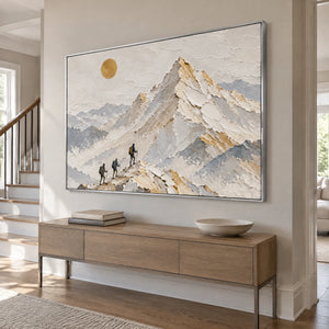 SUMMIT JOURNEY — Hallway, silver frame