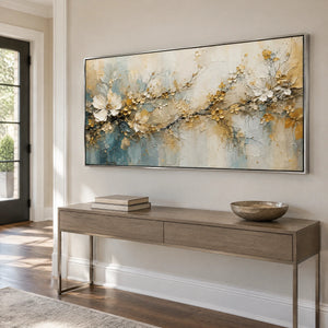 BRANCH OF LIGHT — Hallway, silver frame