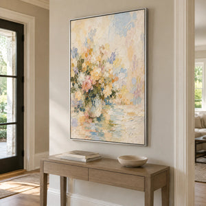 MORNING BOUQUET — Hallway, silver frame