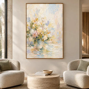 MORNING BOUQUET — Hotel, natural wood frame