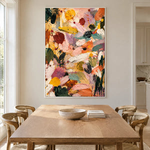 CHROMATIC RELEASE — Dining room, white frame