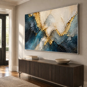AZURE SEAM — Hallway, silver frame