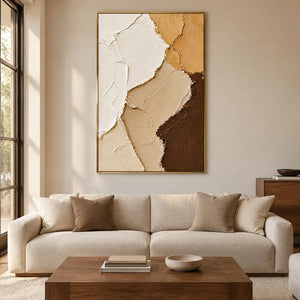 EARTHFOLD — Living room, gold frame