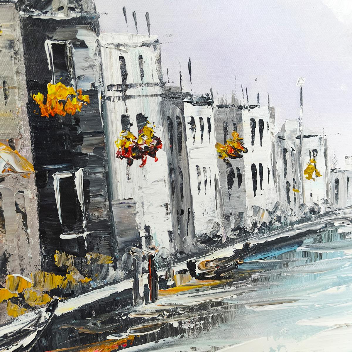 Ready to Ship |PARISIAN AUTUMN STROLL: Romantic Cityscape Oil Painting