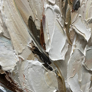 PETALS OF DAWN: Textured Impressionist Floral Oil Painting