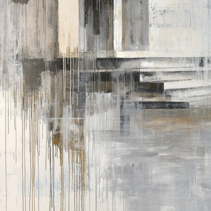 SANCTUARY: Abstract Architectural Painting