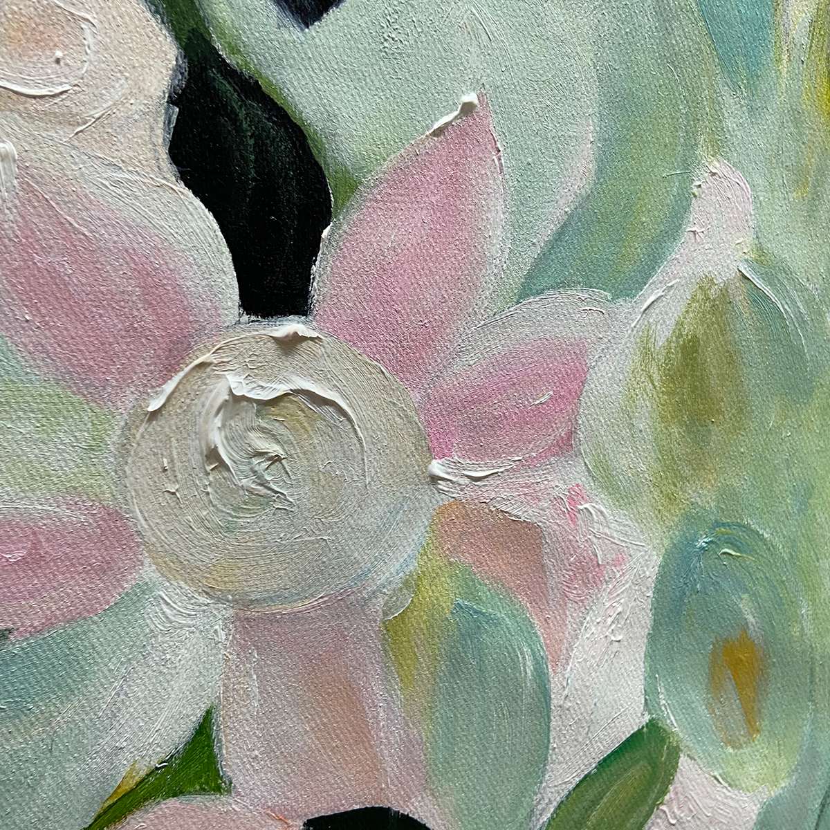 SECRET GARDEN: Dreamy Floral Oil Painting