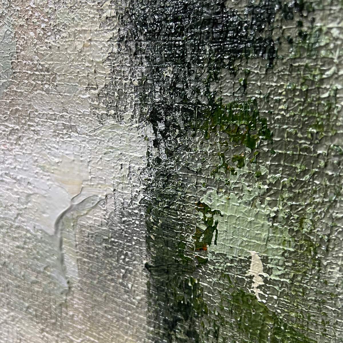 SERENE SIMPLICITY: Textured Minimalist Abstract Oil Painting