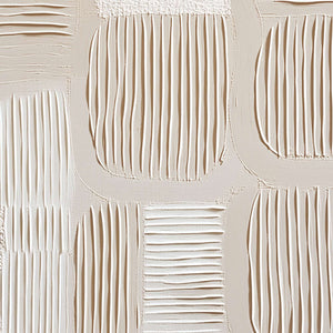 SILENT RHYTHMS: Textured Wabi Sabi Abstract Painting