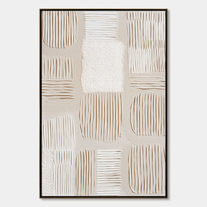SILENT RHYTHMS: Textured Wabi Sabi Abstract Painting