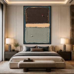 SILENT SWIMMERS: Minimal Swimmers Color Block Art