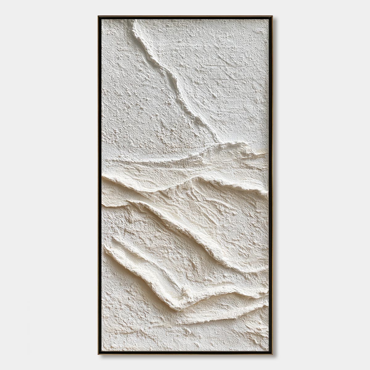 SILENT STRATA: Wabi Sabi Textured Minimalist Abstract Painting