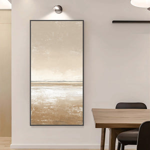 SOLITUDE: Textured Minimalist Wabi Sabi Seascape