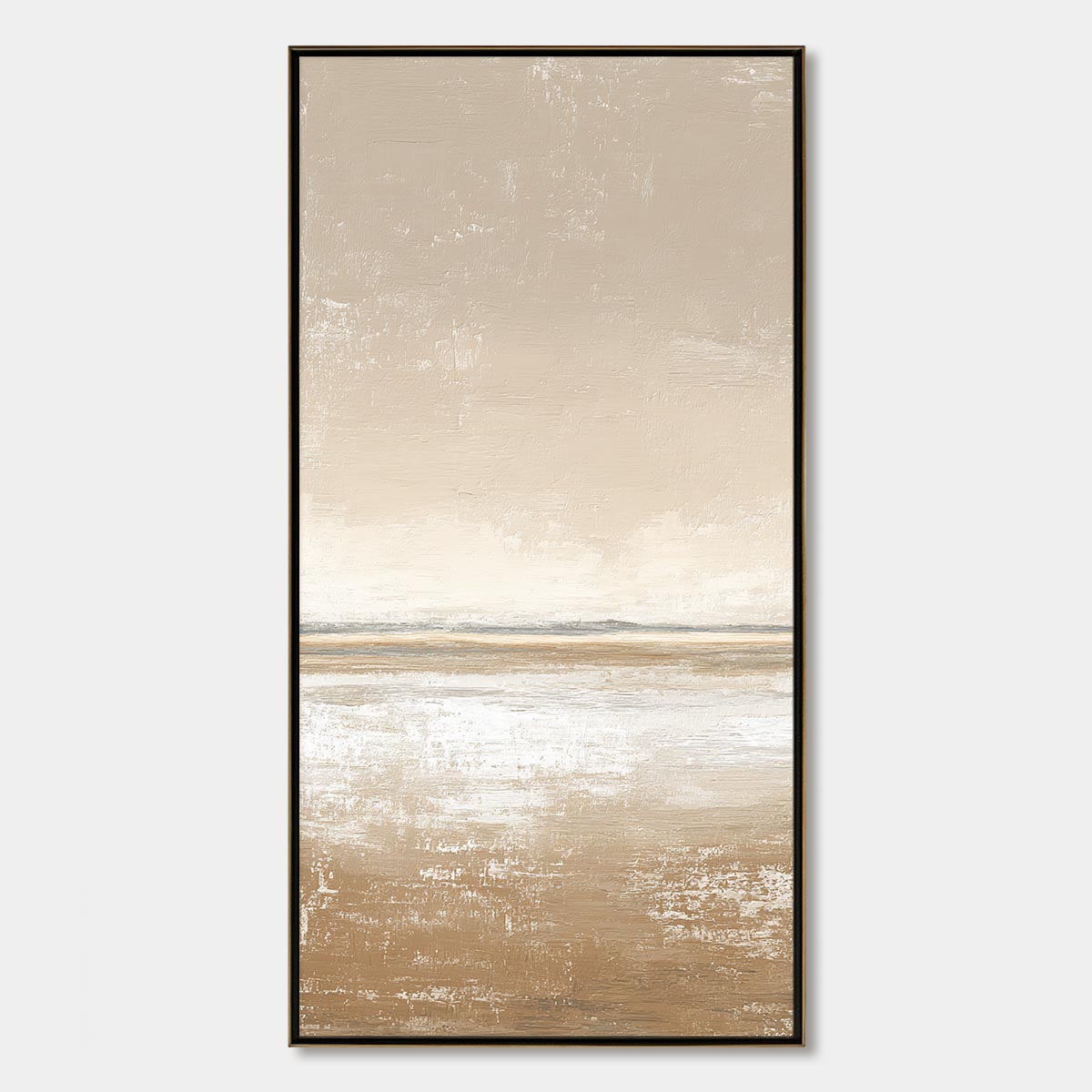 SOLITUDE: Textured Minimalist Wabi Sabi Seascape